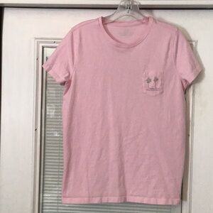 Vineyard Vines Women’s Pink T-shirt Graphic Print Logo